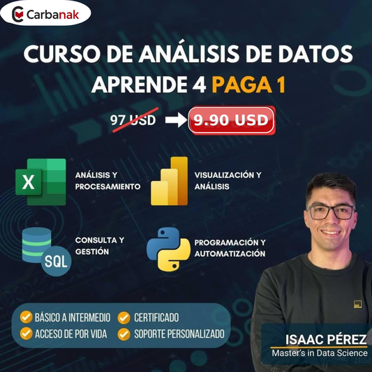 Curso de Análisis de datos (Excel-Power Bi-SQL-Phyton)